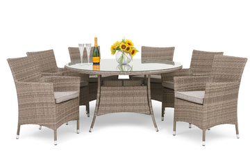#1024 - Barbados 6 Seater Dining Set 🍽️🌴✨